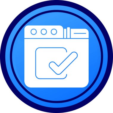 çamaşır makinesi dairesel simgesi düz bir şekilde