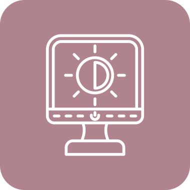 seo modern simgesinin vektör illüstrasyonu