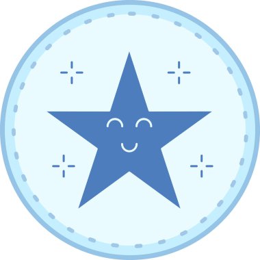 yıldız simgesi vektör illüstrasyonu