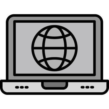 küresel dizüstü bilgisayarı, web simgesi