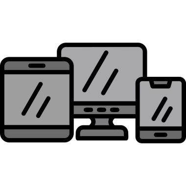 akıllı telefon simgesi vektör illüstrasyonu