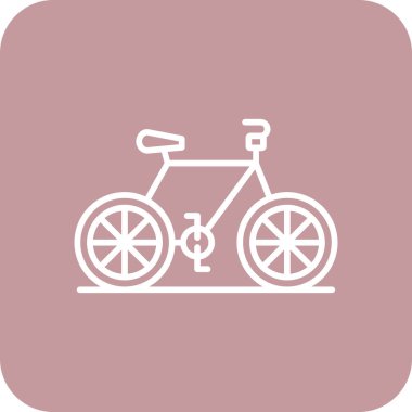 vektör bisiklet simgesi illüstrasyonu