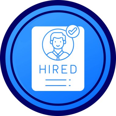 görev arama simgesi modern vektör illüstrasyonu