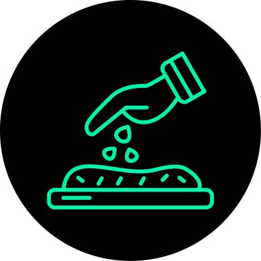 Gıda simgesinin vektör illüstrasyonu