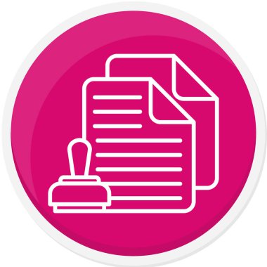 Dosya. Web simgesi basit illüstrasyon