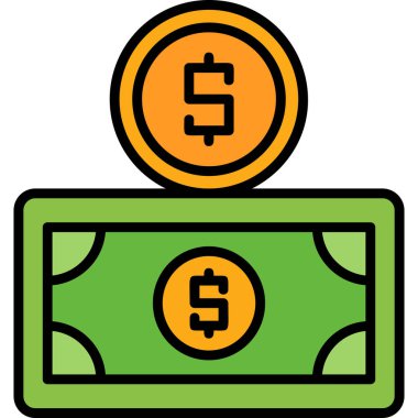 para çantası simgesi, vektör illüstrasyonu