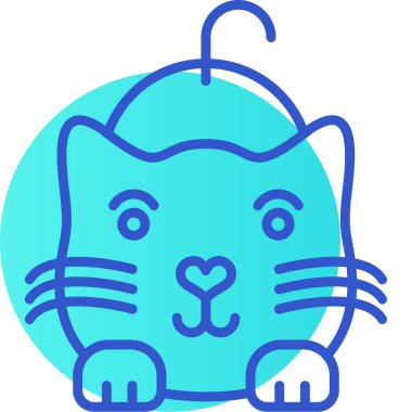 hayvan simgesi vektör illüstrasyonu