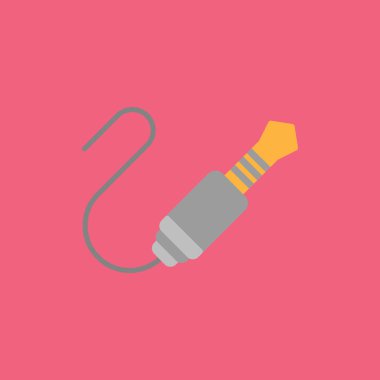 Düz simge doldur. Vektör çizim sembolü. Moda düz vektör illüstrasyonu