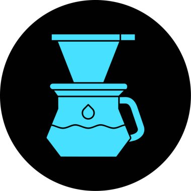 kahve simgesi, vektör illüstrasyonu