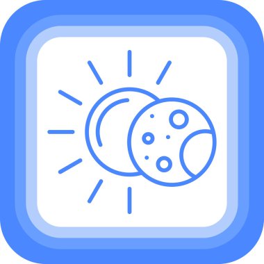 uydu simgesi, basit vektör illüstrasyonu