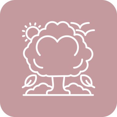 Çiçek. Web simgesi basit tasarım