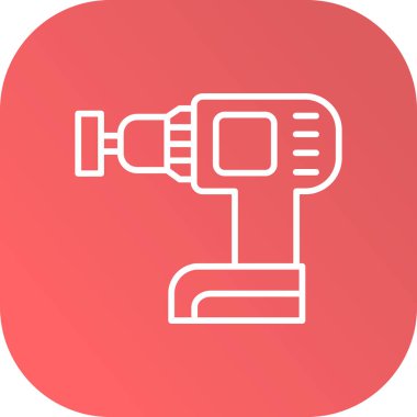 El feneri simgesi beyaz arkaplanda izole edildi. Renkli taslak konsepti. Vektör.