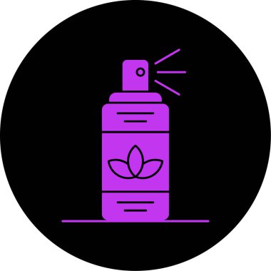 Bir çiçek simgesinin vektör illüstrasyonu