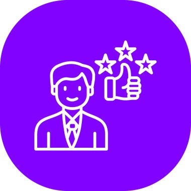 Geri besleme simgesi, vektör illüstrasyonu