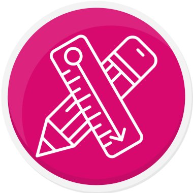 kalem simgesi vektör illüstrasyonu