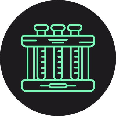 benzersiz sütun çizgisi vektör simgesi