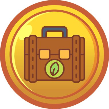 seyahat simgesi vektör çizimi