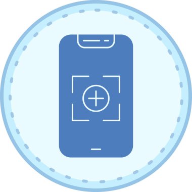 cep telefonu simgesi vektör çizimi