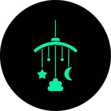 Eşsiz Ay Vektörü Kabartma Simgesi