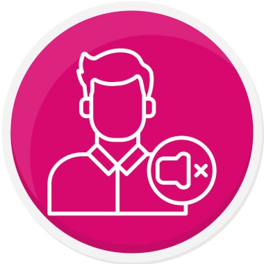 bir kişi ile kullanıcı, vektör illüstrasyonu