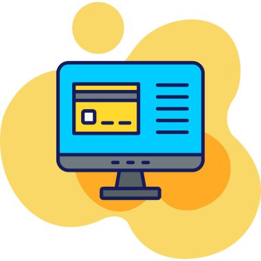 Bilgisayar masaüstü simgesi - taslak biçimi