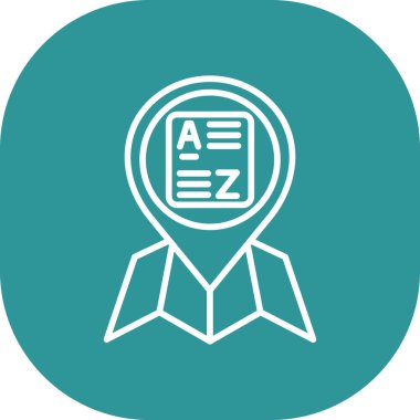 Sertifika ikonu vektör illüstrasyonu