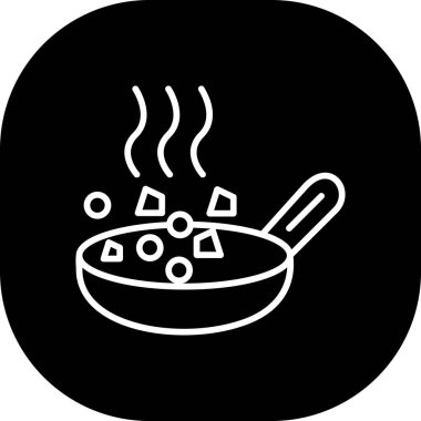 Çorba. Web simgesi basit illüstrasyon