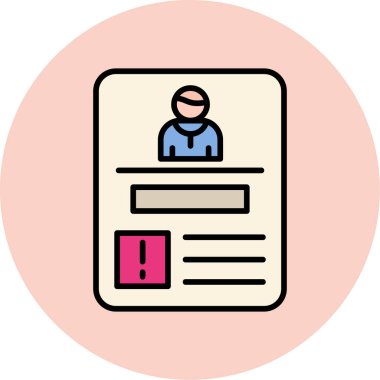 gazete simgesi modern vektör illüstrasyonu