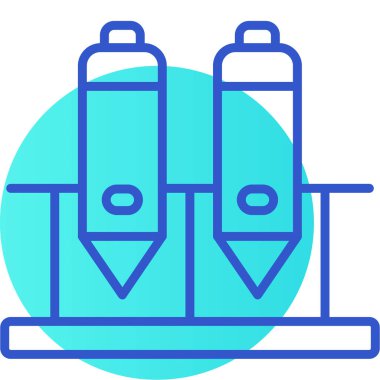 Modern bir okul çantası simgesinin vektör çizimi