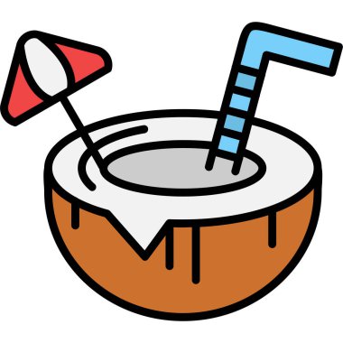 golf ikonu vektör illüstrasyonu