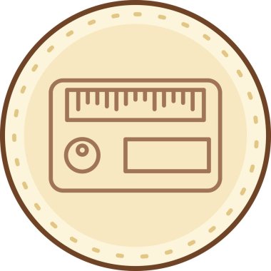 Modern b 'nin vektör illüstrasyonu eksik simgesi