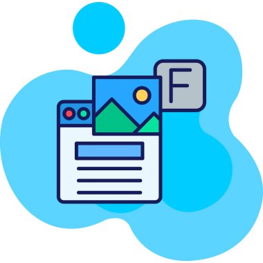 doküman dosya dizini simgesi - taslak biçimi