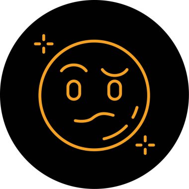 emoji vektör düz simge