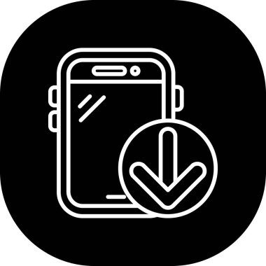 Vektör Mobil simge illüstrasyonu