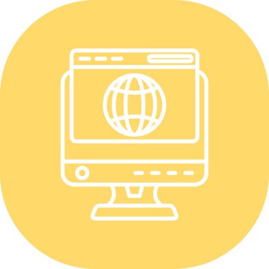 seo modern simgesinin vektör illüstrasyonu