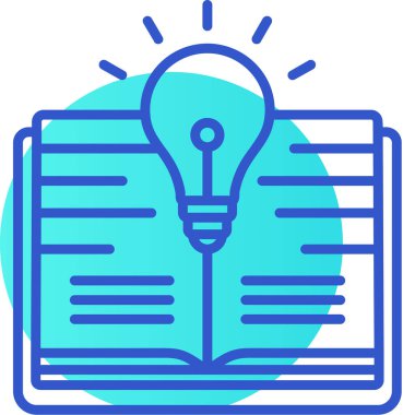 Kitap. Web simgesi basit illüstrasyon