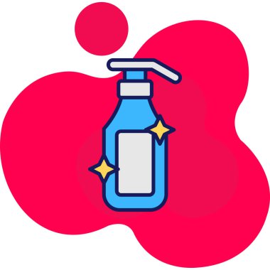 şişe simgesi vektör illüstrasyonu