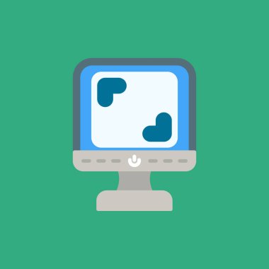 bilgisayar simgesi, vektör illüstrasyonu