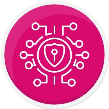 Modern simgenin vektör illüstrasyonu