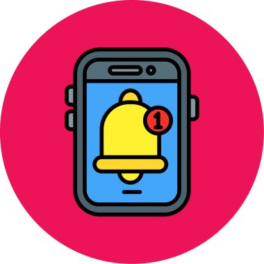 Alarm zili. Basit illüstrasyon