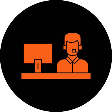 Müşteri servisi simgesi