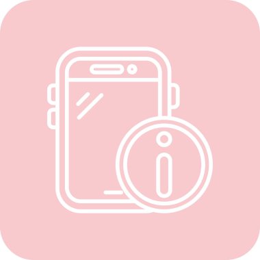 Akıllı Telefon. Basit illüstrasyon