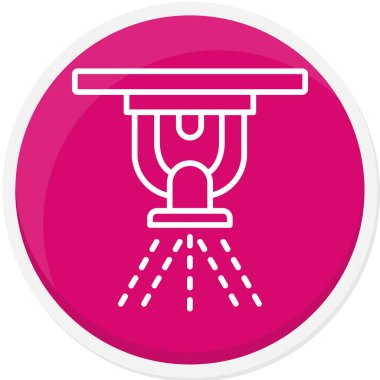 Su. Web simgesi basit illüstrasyon