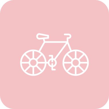 bisiklet ikonu vektör illüstrasyonu