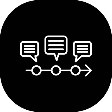 konuşma kabarcığı vektör çizimi