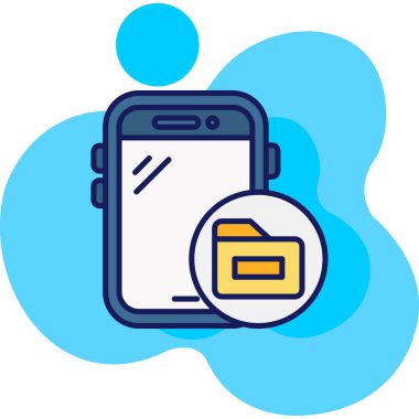 mobil ödeme simgesi vektör çizimi