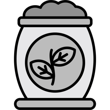 Bal vektörü çizgi simgesi olan kavanoz