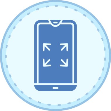 vektör akıllı telefon simgesi, modern tasarım illüstrasyonu