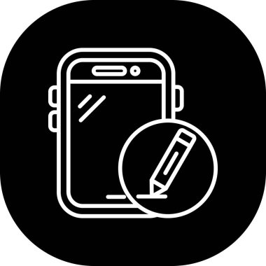 Modern b 'nin vektör illüstrasyonu telefon simgesinden yoksun