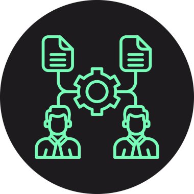 Projeniz için vektör ayarı simgesi